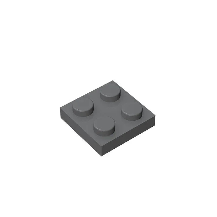 Gobricks Plate 2 x 2 Building Block | Compatible with Lego 3022 lifestyle view