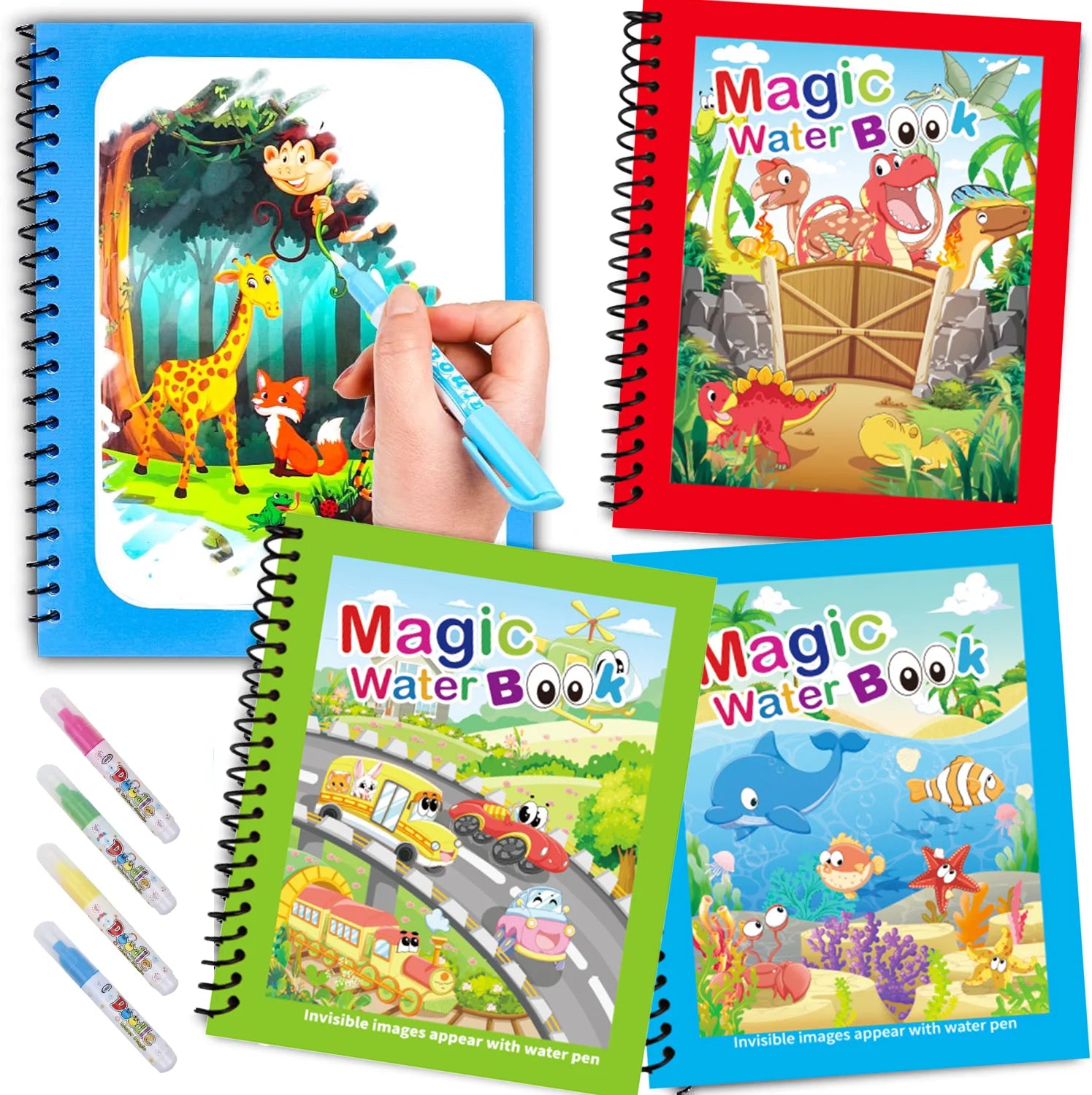 1PC Children's Watercolor Painting Magic Book Magic Water Painting Book for Boys Girls Birthday Chri
