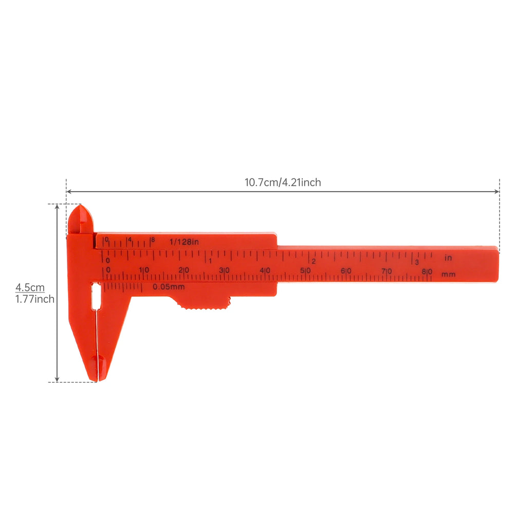 Mini Vernier Caliper 0-80mm | Portable Metric Imperial Measuring Tool additional angle