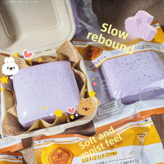 Slow Rising Toast Squishy | Soft Stress Relief Fidget Toy for Sensory Play