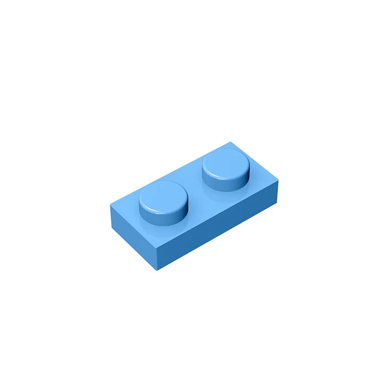 Gobricks Plate 1 x 2 Building Blocks 6225 Pieces | Compatible with Lego 3023 detail view