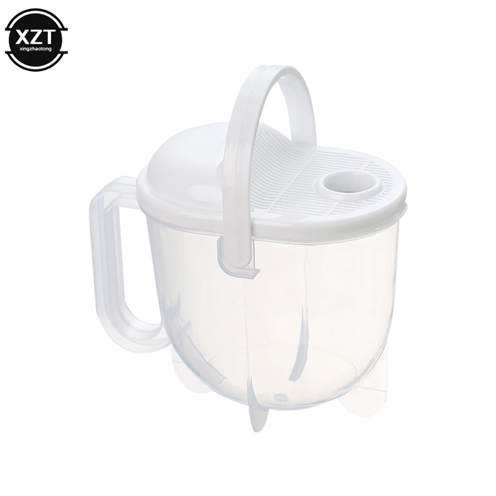 Portable Plastic Cleaning Rice Bean Sieve Hands-free Kitchen Rice Cleaning Tool alternate view