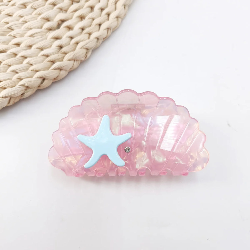 Fantasy Color Mermaid Color Cloud Shape Hair Clip Grab Clip Imitation Acetate Hair Cl alternate view