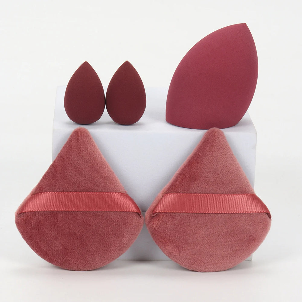 5Pcs Professional Makeup Sponge Set | Soft Polyurethane Foundation Blenders for Flawl alternate view