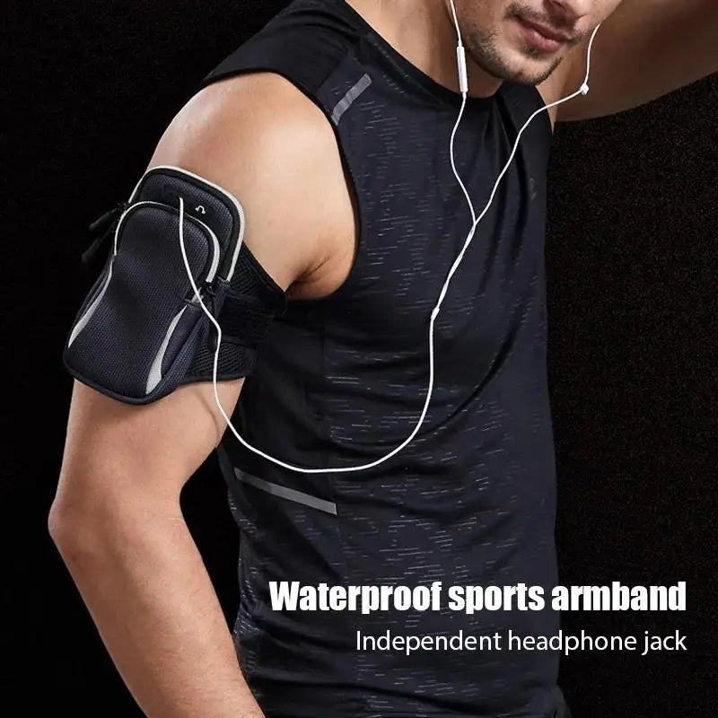 Outdoor Waterproof Fitness Running Sport Arm Cellphone Holder additional angle