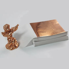100Pcs Imitation Gold Silver Copper Foil Sheets | Gilding Leaf Flakes for DIY Nail Art W detail view