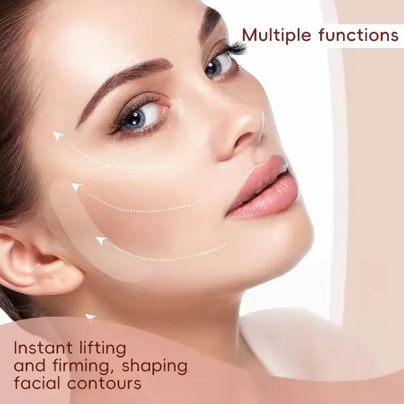 V Thin Face Lift Tape | Invisible Face Lifter Sticker for Chin and Jawline lifestyle view