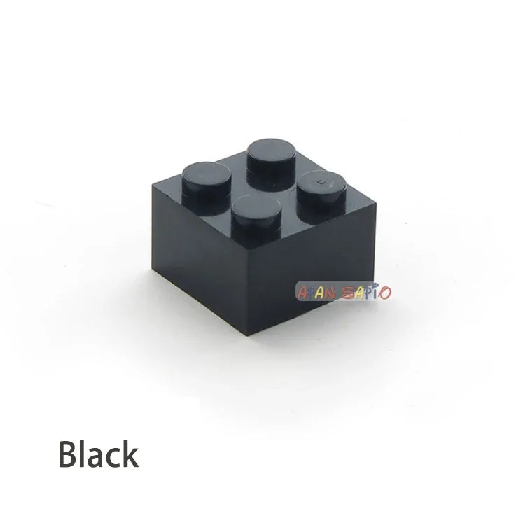 60pcs DIY Building Blocks Thick Figures Bricks 2x2 Dots | Educational Creative Toy additional angle