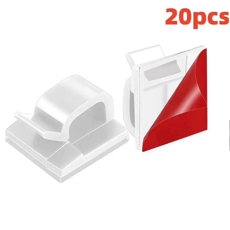 USB Cable Organizer Clip Wire Winder Holder Cord Protector USB Cable Management Adhes alternate view