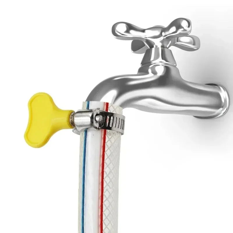 Adjustable Worm Drive Hose Clamps Set | 5-Pack Stainless Steel Pipe Clips detail view