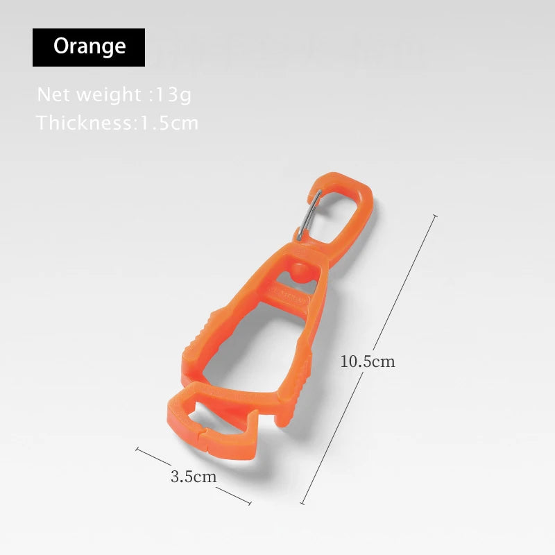New 4-1PC Outdoor Protective Gloves Clip Hanger Multi-purpose Safety Work Gloves Holder detail view