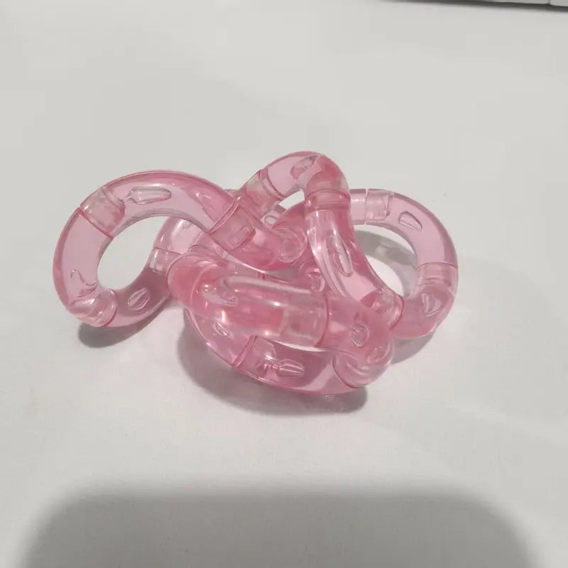 Colorful Transparent Fidget Toy | Silent Twistable Stress Relief Tool for Focus Train lifestyle view
