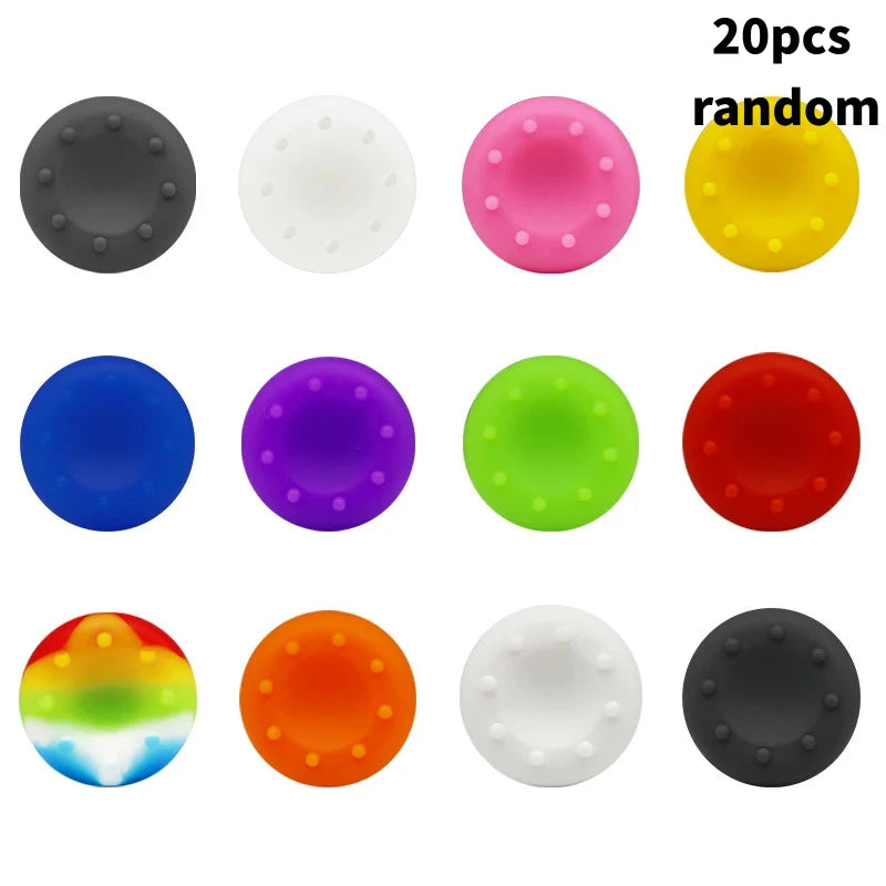 20 PCS Analog Thumb Stick Grip Cover for PS5 PS4 Xbox Controllers | Silicone Thumbsti alternate view