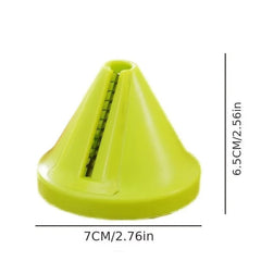 Kitchen Rotating ShredderSpiral Peeler Manual Vegetable Slicer Fruit Potato Radish Grate detail view