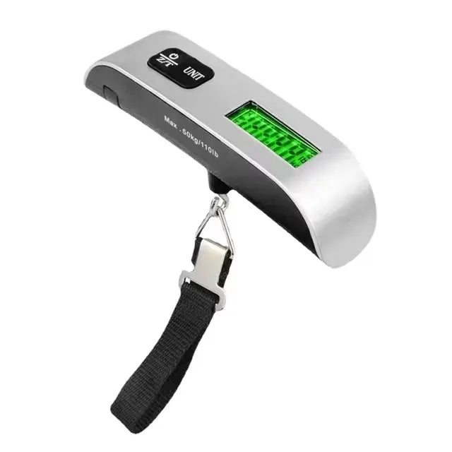 Portable Hanging Luggage Scale | Digital Travel Scale 110lb/50kg detail view