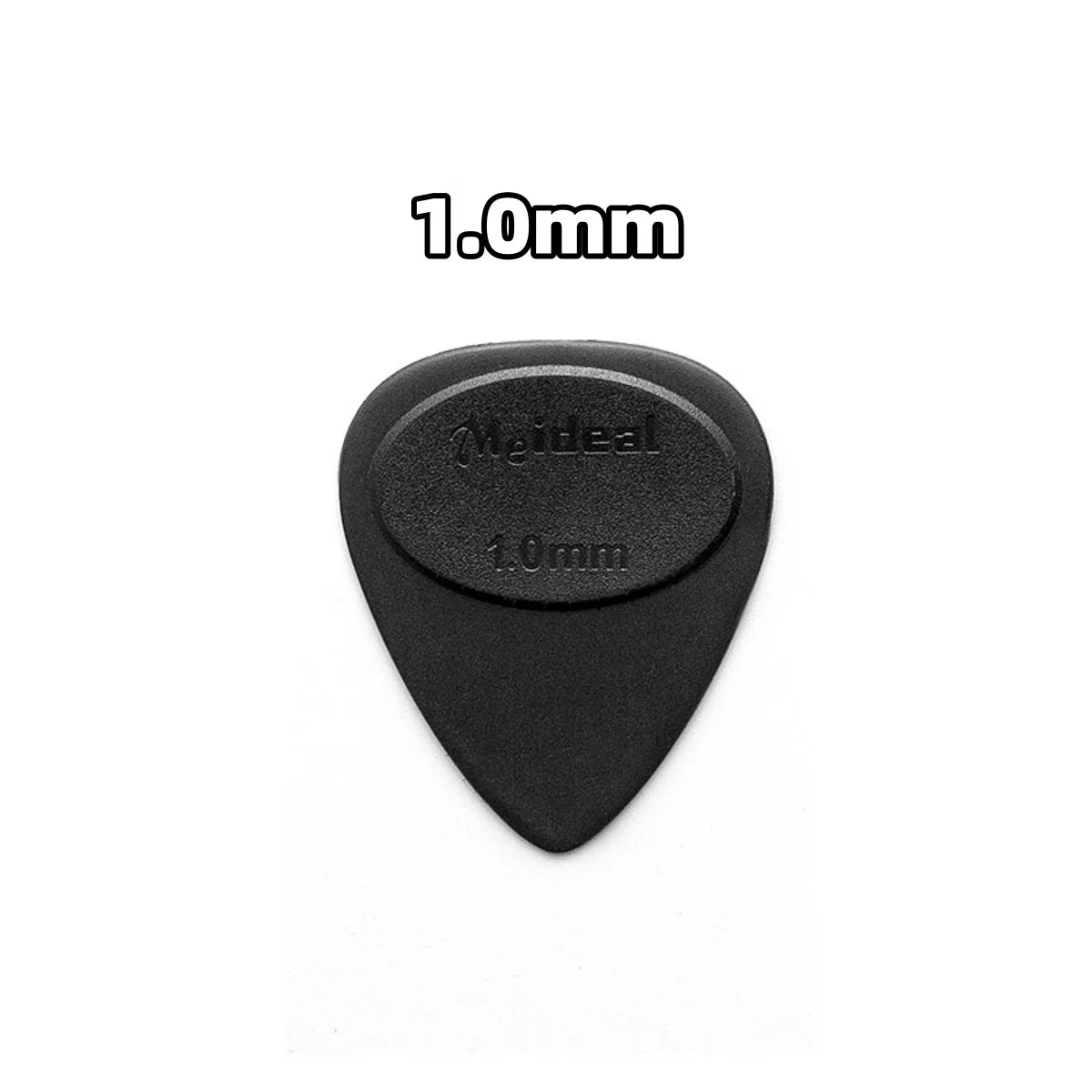 Meideal Guitar Pick Anti-slip Matte - Durable ABS Plectrum 0.46 to 1.5mm Thickness additional angle