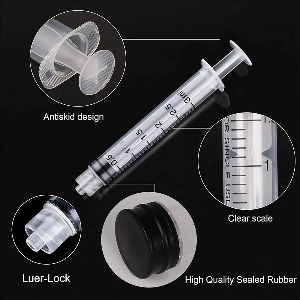 Glue Applicator Syringe Set with Blunt Tip Needle and Cap alternate view
