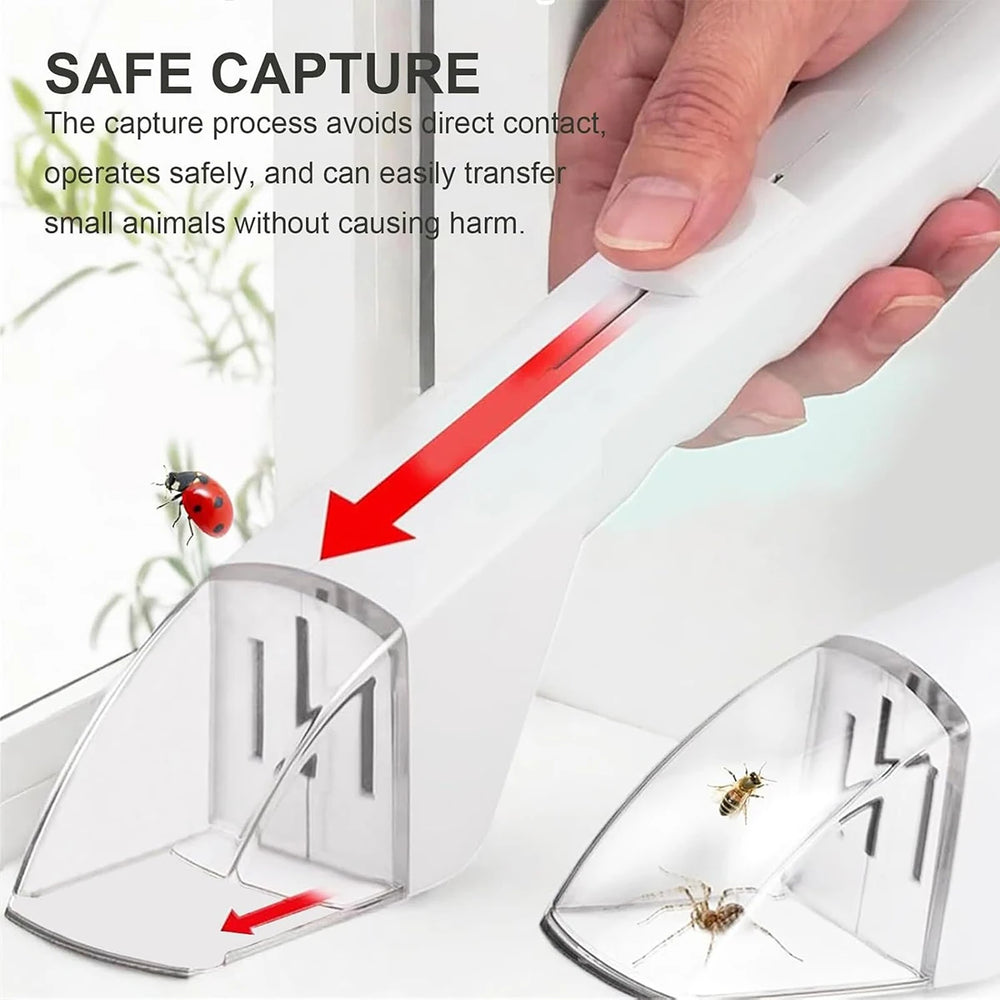 Clear and Humane Insect Catcher | Contactless Bug Trap for Kids and Adults alternate view