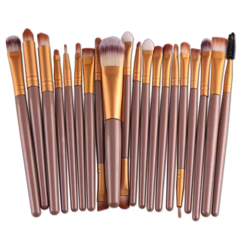 20-Piece Eye Makeup Brush Set | Complete Eye Shadow & Eyeliner Tools detail view