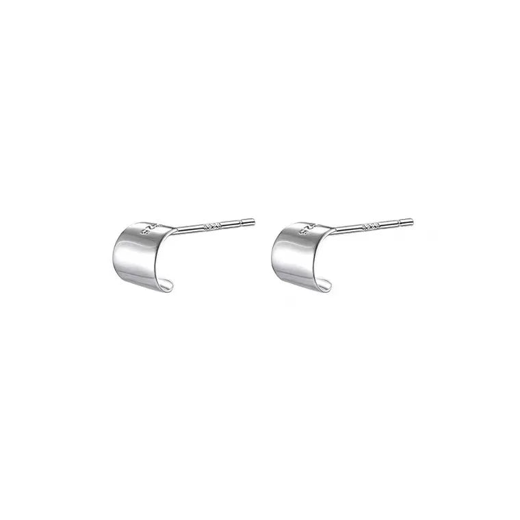 Gothic Punk Gold Flame Hoop Earrings for Women | Exaggerated Geometric Piercing Jew additional angle