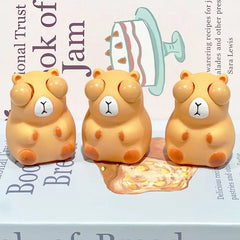 Squishy Stress Relief Toy Pop Eyes Capybara | Cute Kawaii Anxiety Relief Squeeze Toy detail view