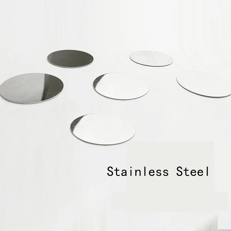 1-5pcs Metal Sticker Plate Double-sided Adhesive Disks Iron Sheet for Magnetic Car Phone detail view