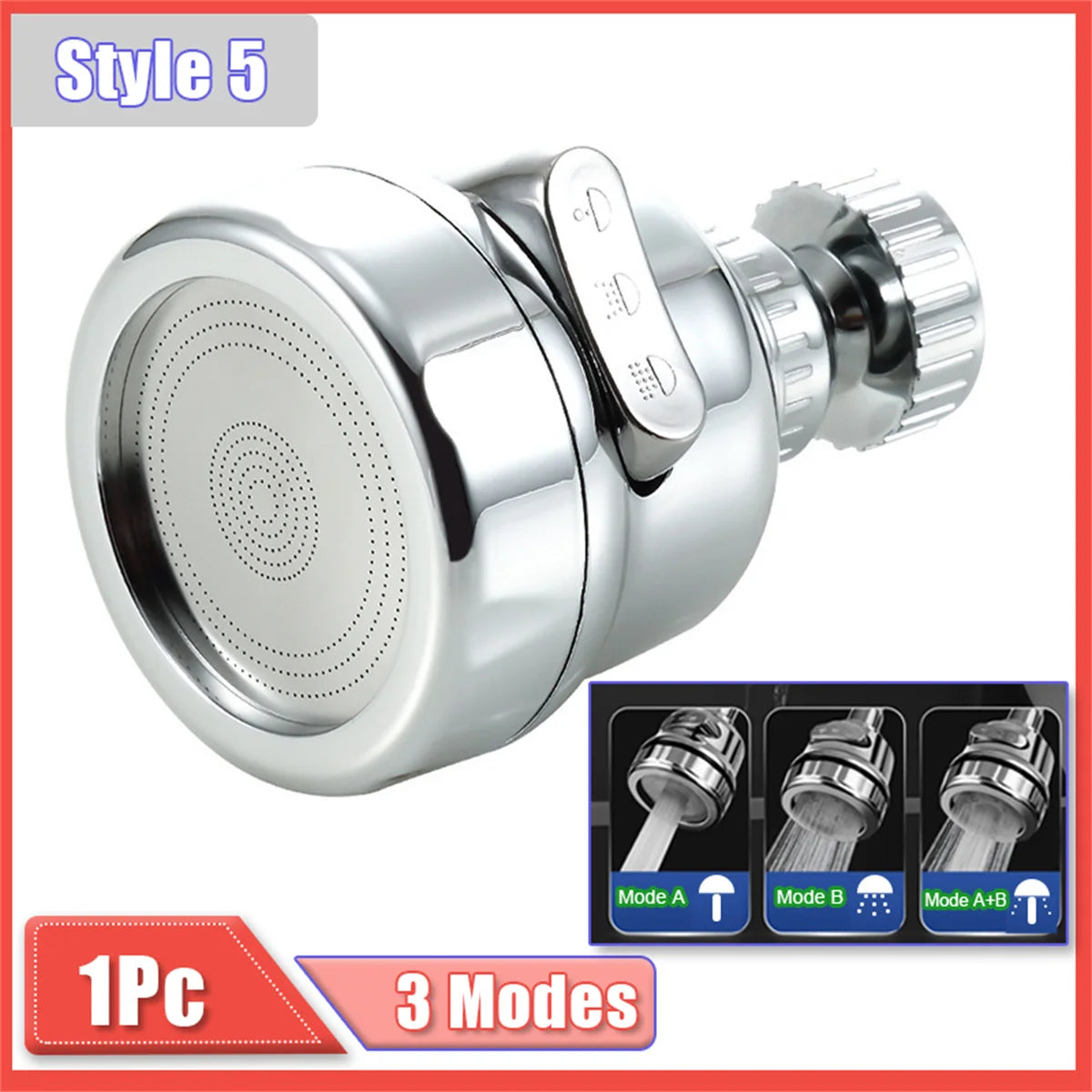 Universal Kitchen Faucet Adapter 360 Rotation Extender