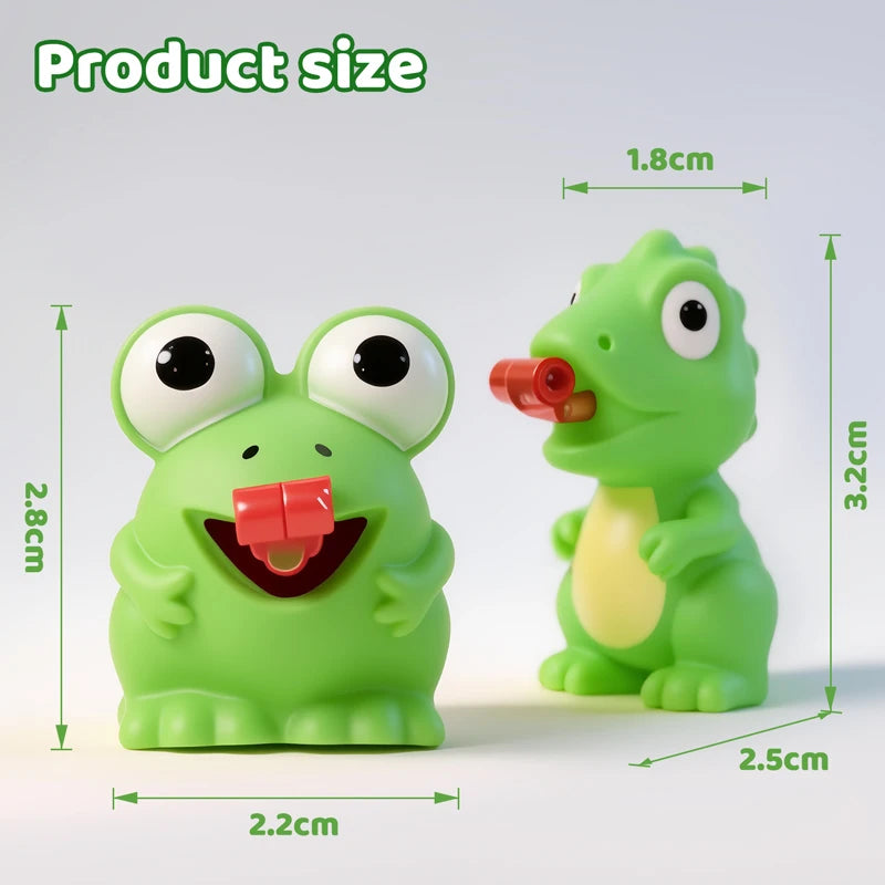 Funny Frog Dinosaur Squeeze Toy Creative Sticking Tongue Out Animal Sensory Toys Fo additional angle