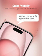 3PCS HD Clear Tempered Glass Screen Protector for iPhone 17 16 15 14 13 12 11 Pro Max XS XR 9H Anti-Scratch Full Coverage