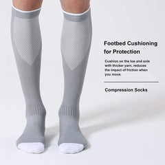 1Pair Compression Socks Women & Men Graduated 20-30mmHg for Running, Athletic, Flight So detail view