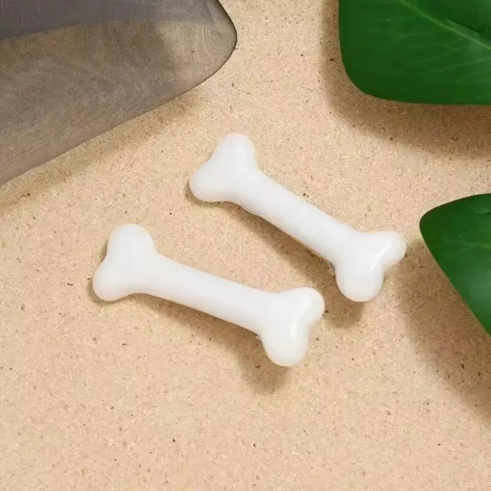 Y2K White Bone Hair Clip Cute Bobby Pins Girl Fashion Dog Bones Hairclips Decoration lifestyle view