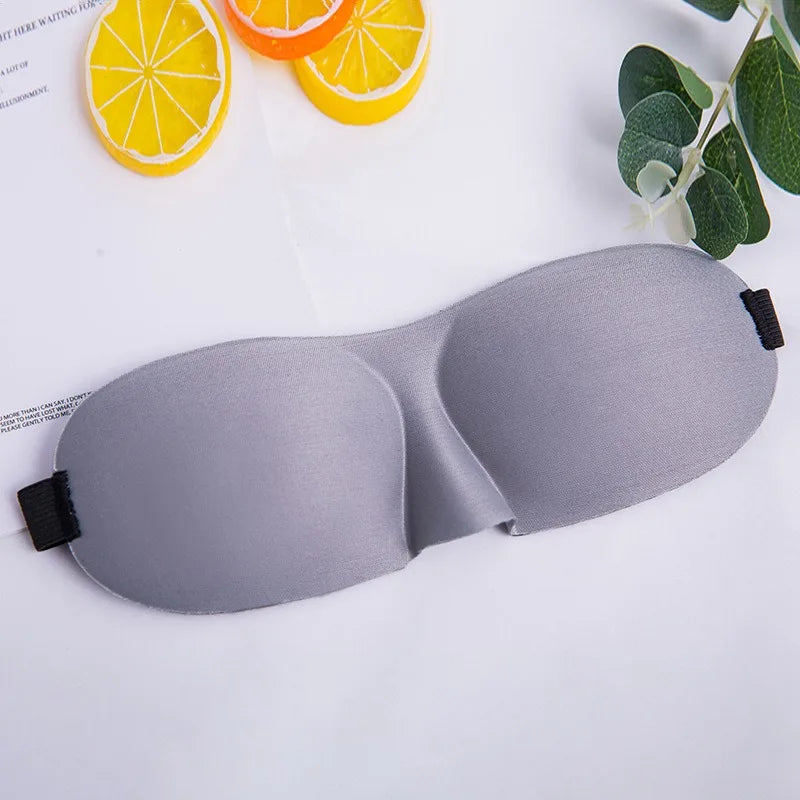 3D Sleeping Mask Eyepatch | Light Blocking Blindfold for Travel and Sleep alternate view