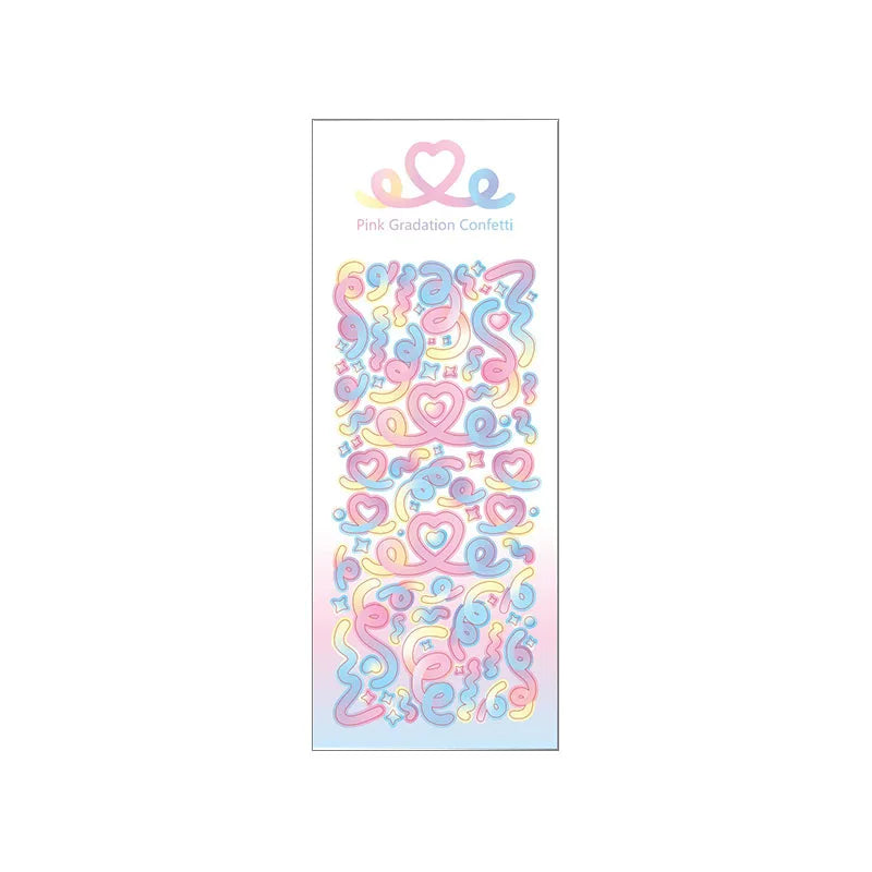 1PCS New Cute Deco Stickers Photocard Decor Kawaii Decorative Scrapbooking Decorative alternate view