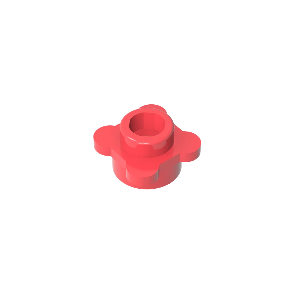 Gobricks GDS-839 Plate Round 1x1 with Flower Edge | Compatible with Lego 33291 28573 alternate view