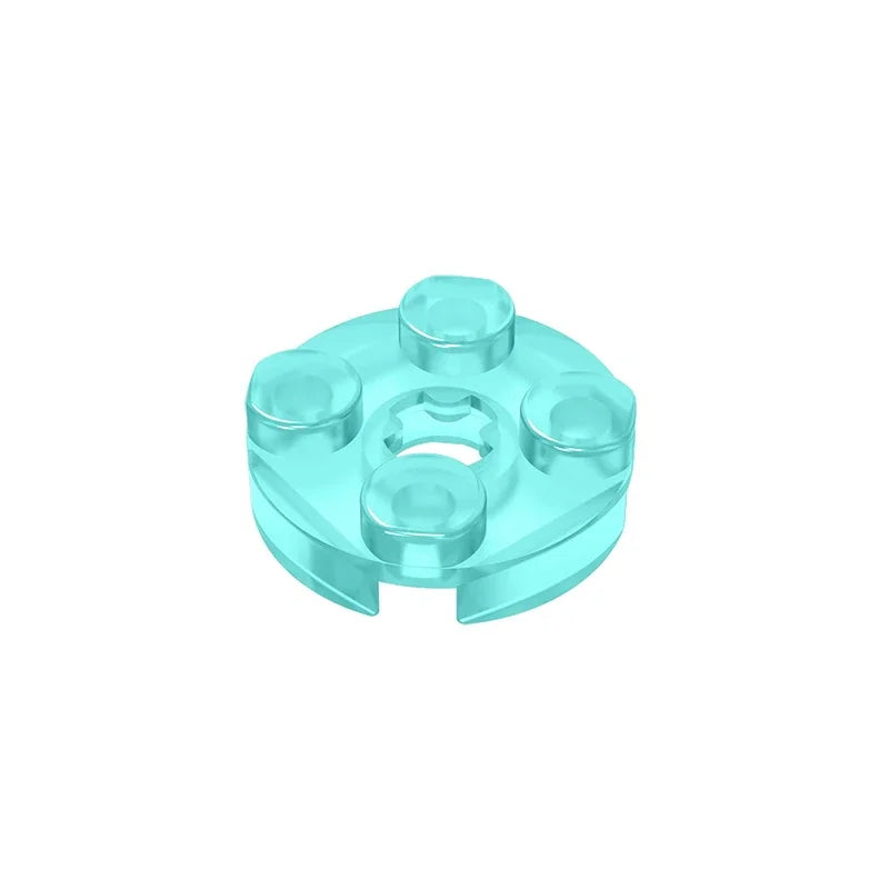 Gobricks GDS-609 PLATE 2X2 ROUND | Compatible Building Blocks for DIY Educational Mode close-up view