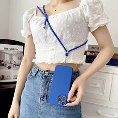 Universal Adjustable Phone Lanyard Strap Mobile Phone Hanging Rope Neck Straps Anti-lo close-up view