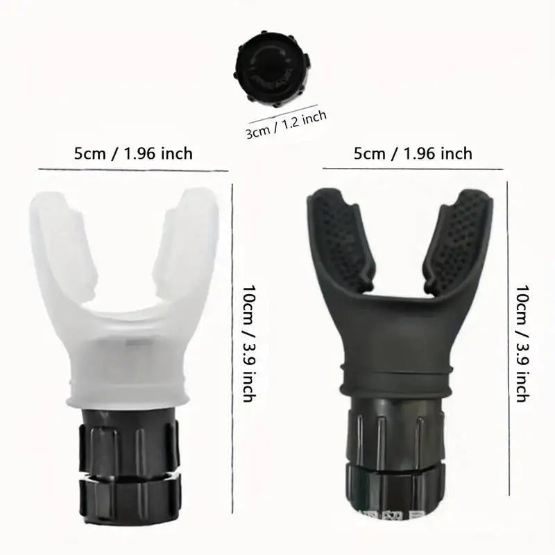 Portable Silicone Breathing Exerciser | Adjustable Resistance Lung Training Device close-up view