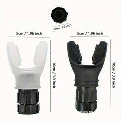 Portable Silicone Breathing Exerciser | Adjustable Resistance Lung Training Device close-up view