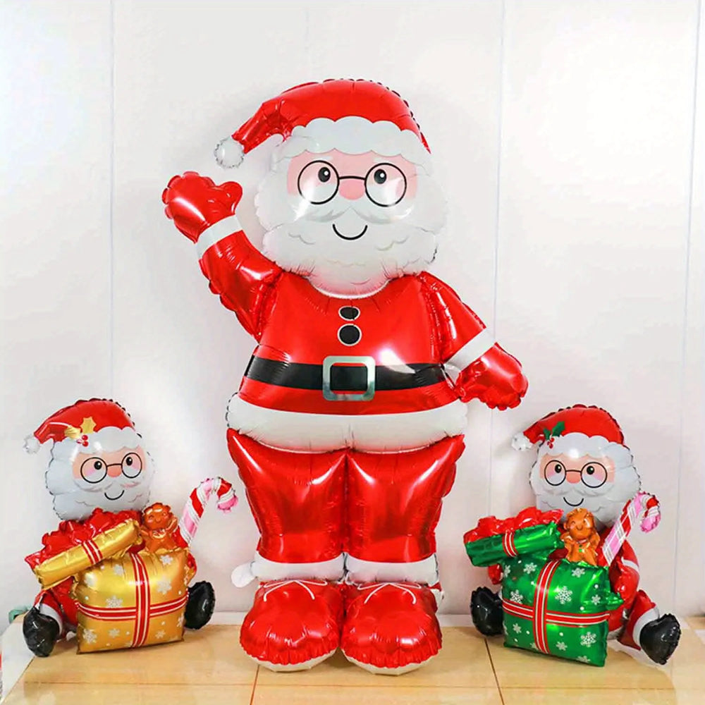Giant Santa Claus Birthday Party close-up view