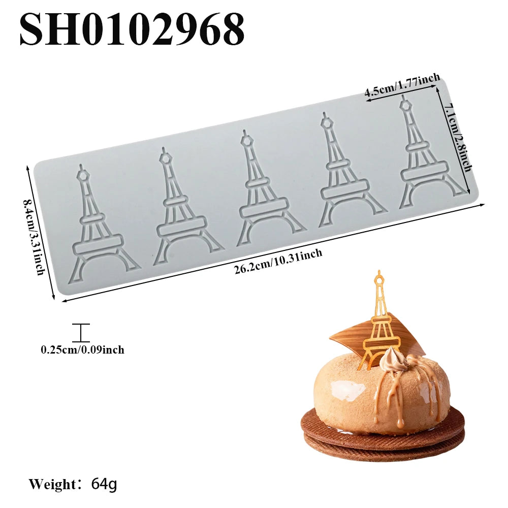 Mousse Cake Silicone Mold | Non Stick Reusable Dessert Mold additional angle