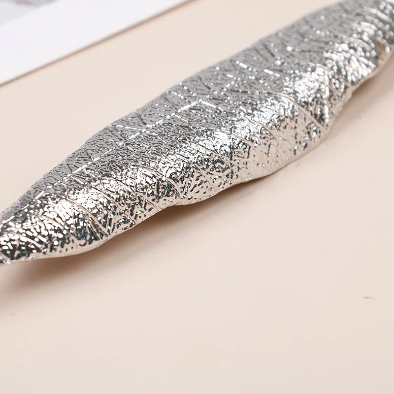 Metal Bodhi Leaf Incense Tray | Zen Incense Burner and Ash Catcher close-up view