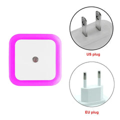 Wireless Sensor LED Night Light | Auto-On Mini Square Lamp for Baby Room detail view