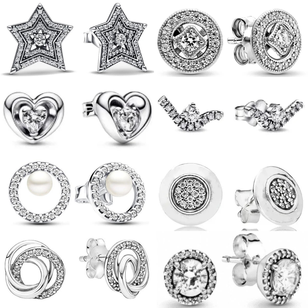 Hot Sell Double Hoop Five-pointed Star Fit Original Charms Diy Fine Jewelry Gift For Women Accessori
