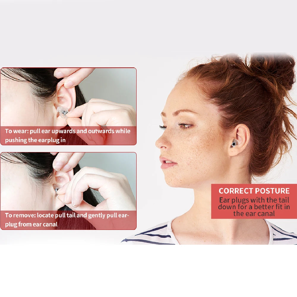 Ear Plugs High Fidelity Concert - Ear Protection for Concerts, Musicians Reusable/Hyp lifestyle view