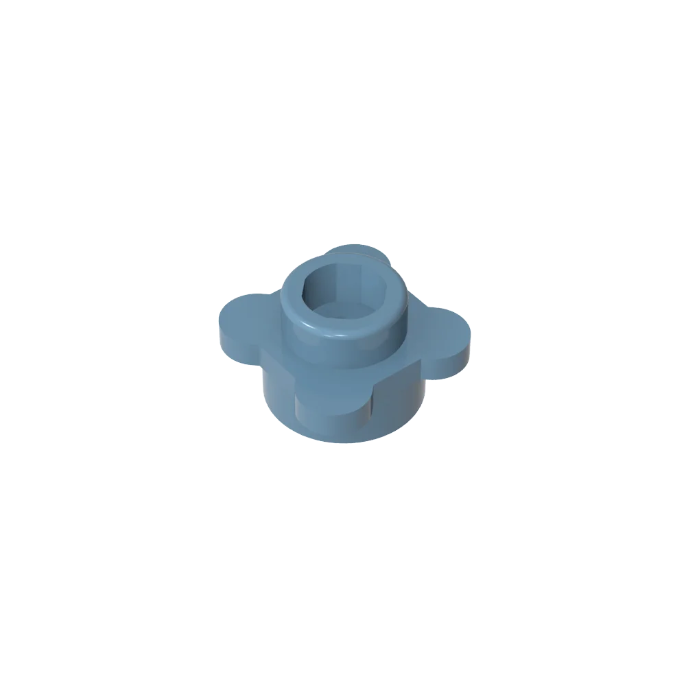 Gobricks GDS-839 Plate Round 1x1 with Flower Edge | Compatible with Lego 33291 28573 alternate view