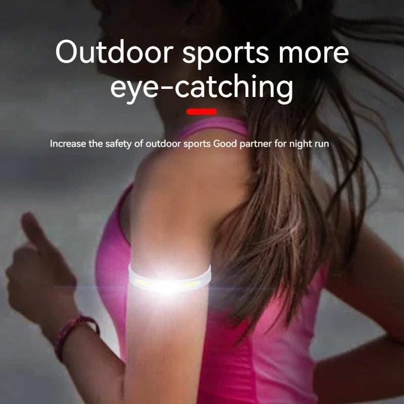 Ultralight COB Running Light Bracelet | Rechargeable Waterproof LED Safety Light alternate view