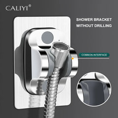 Universal Showerhead Holder Bracket Wall Mounted Punch Free Household Adjustable Shower Self Adhesiv