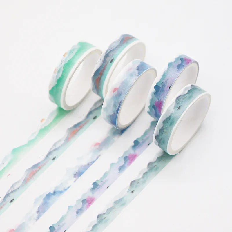 5 PCS Kawaii Washi Tapes Set Scrapbooking Stickers Supplies Japanese Cute korean stationery Journaling Aesthetic Masking tape