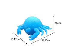 Novelty Squeeze Toy for Stress Relief, Crab, Duck, Whale and Octopus Designs Realistic close-up view