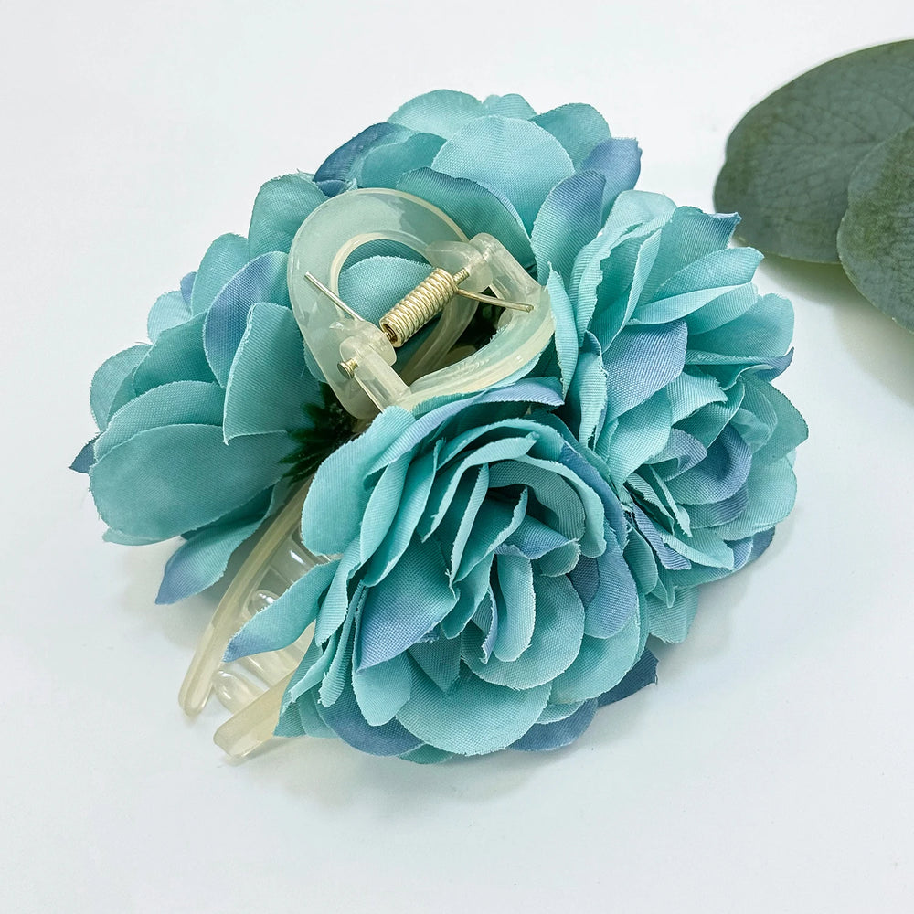Women Girls Flower Hair Claw Clips Wedding Headdress For Bridal Bridesmaid Party Fl additional angle